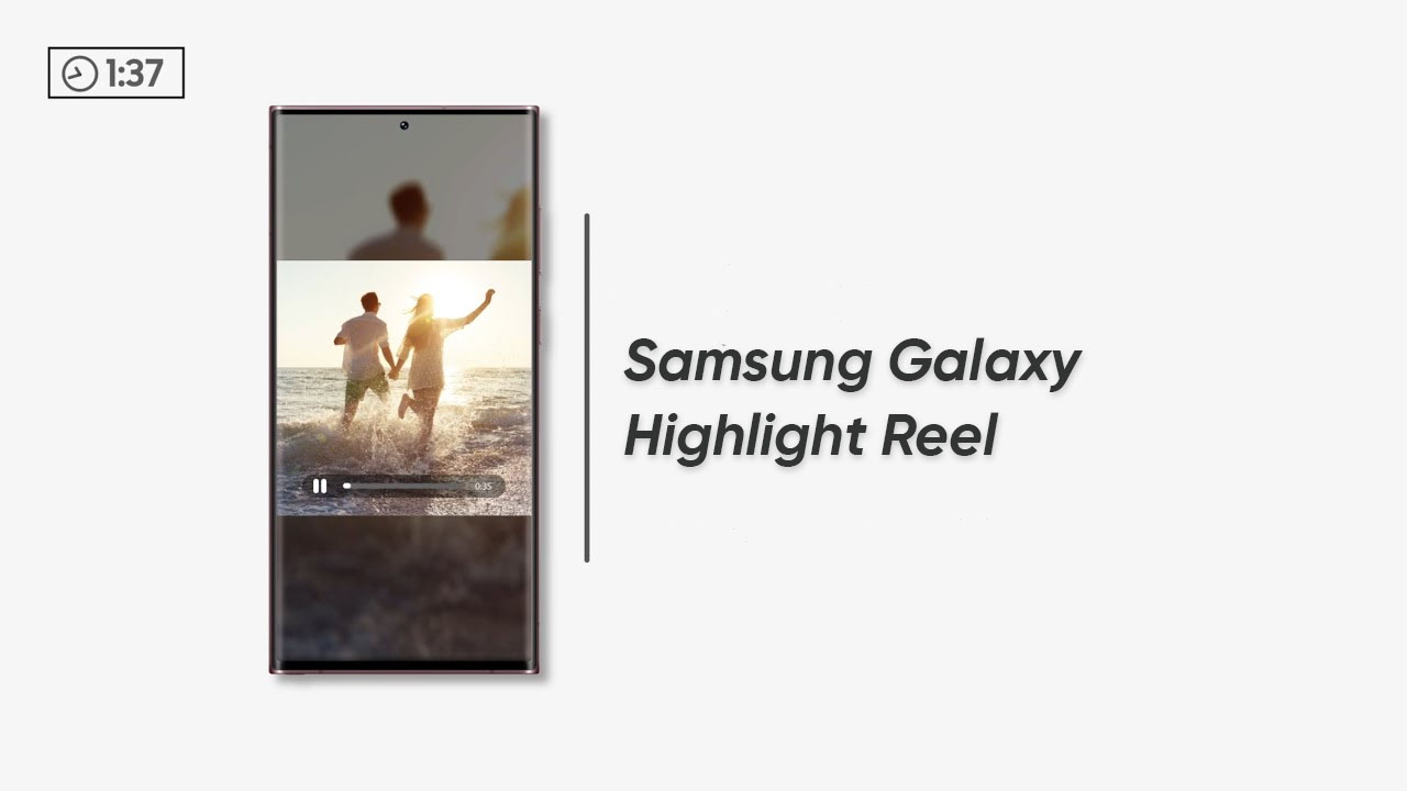 Samsung Galaxy Highlight Reel feature