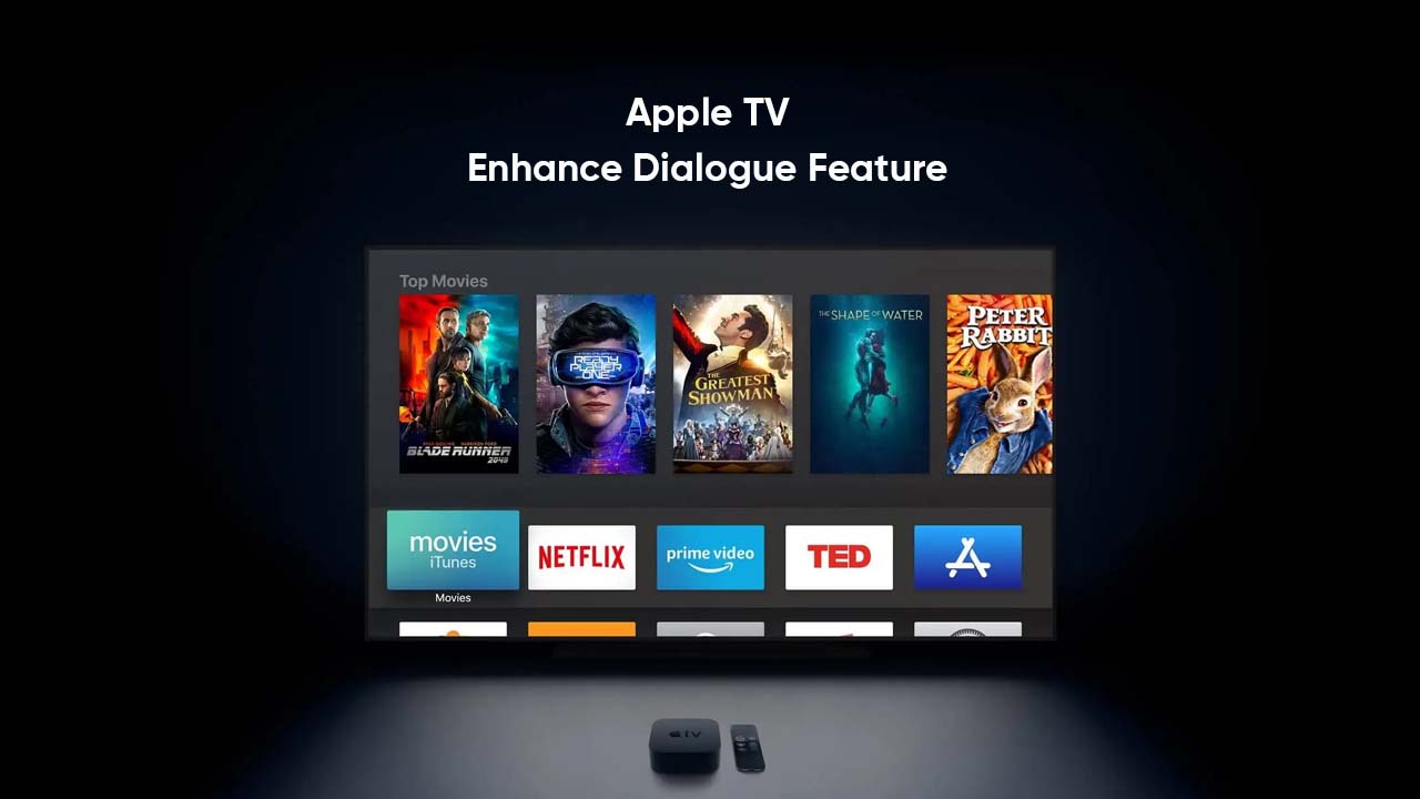 Apple TV Enhance Dialogue feature