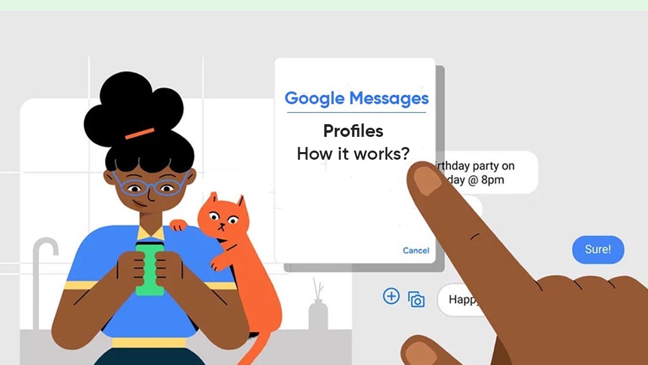 Google Messages Profiles feature