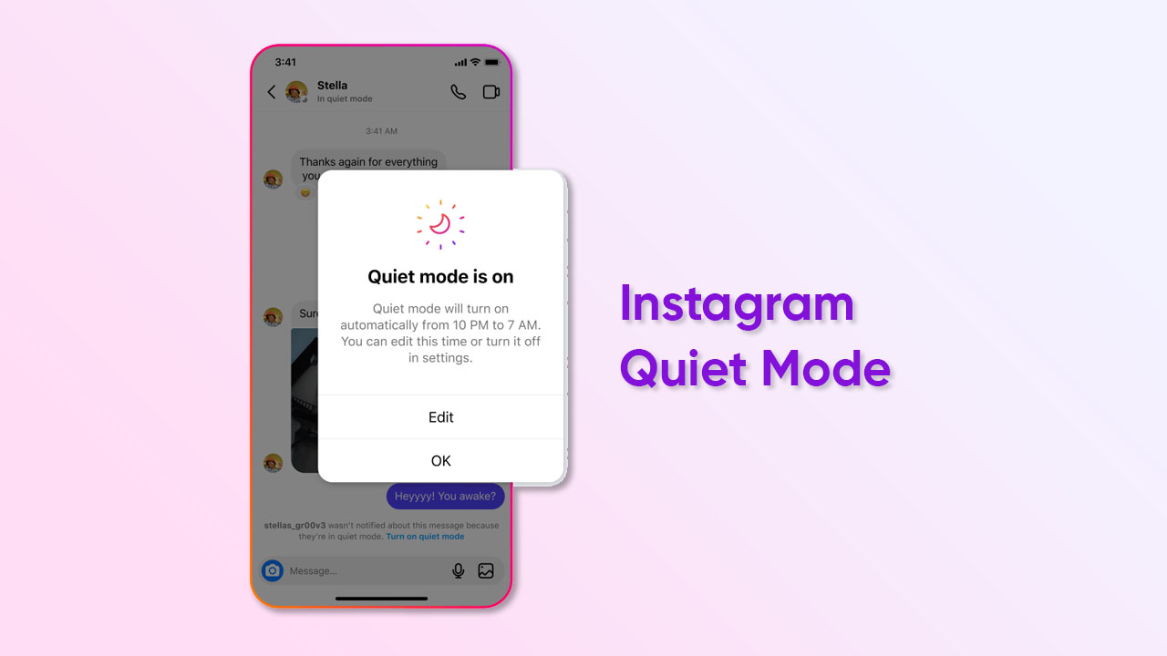 Instagram Quiet Mode