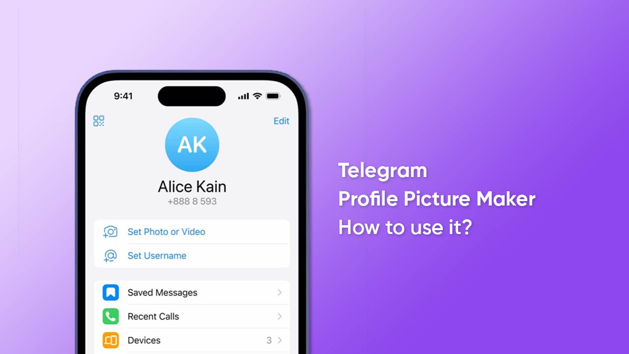 Telegram Profile Picture Maker