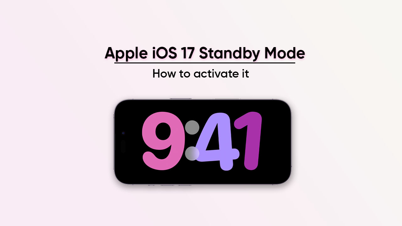 Apple iOS 17 Standby Mode activate