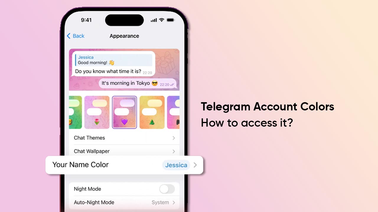 Telegram Account Colors feature access