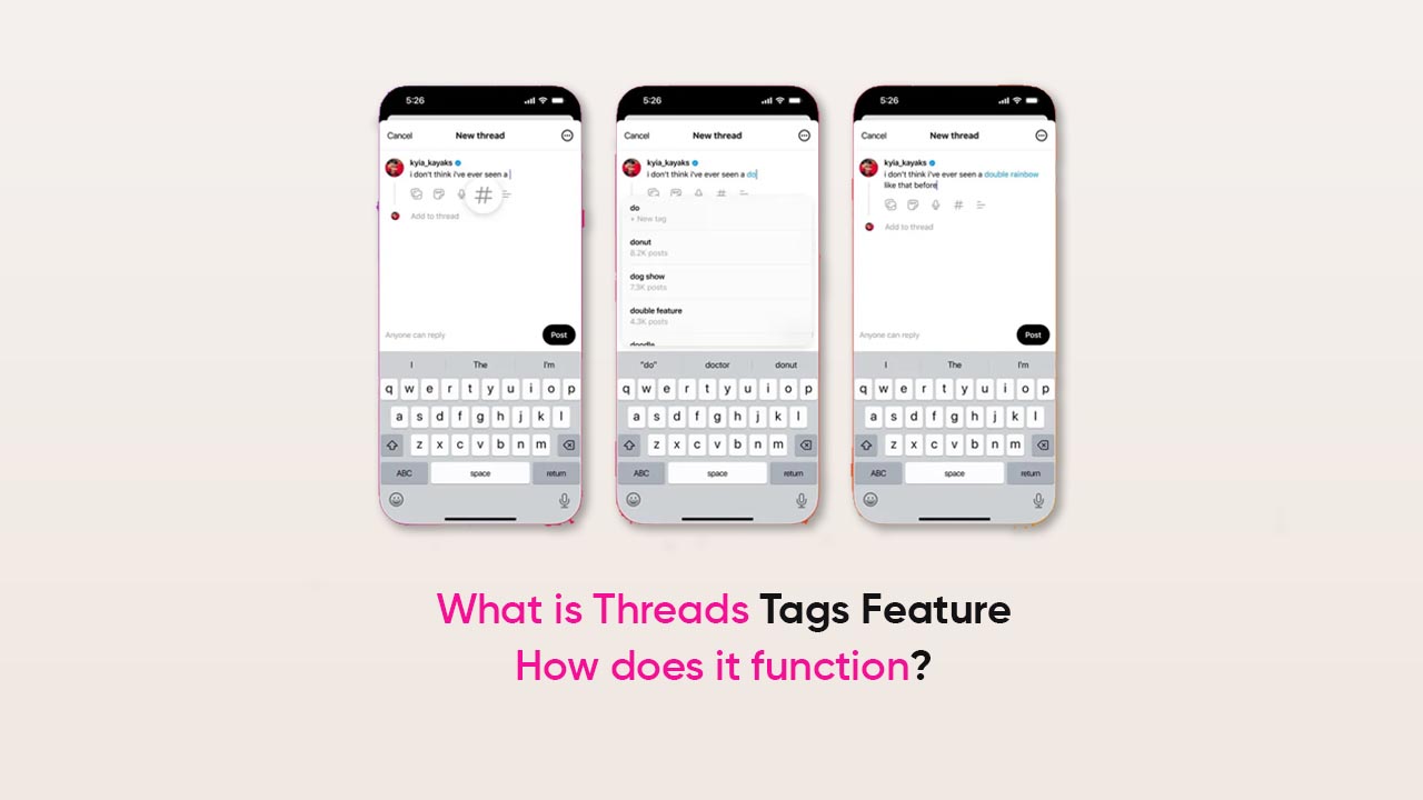 Threads app tags feature