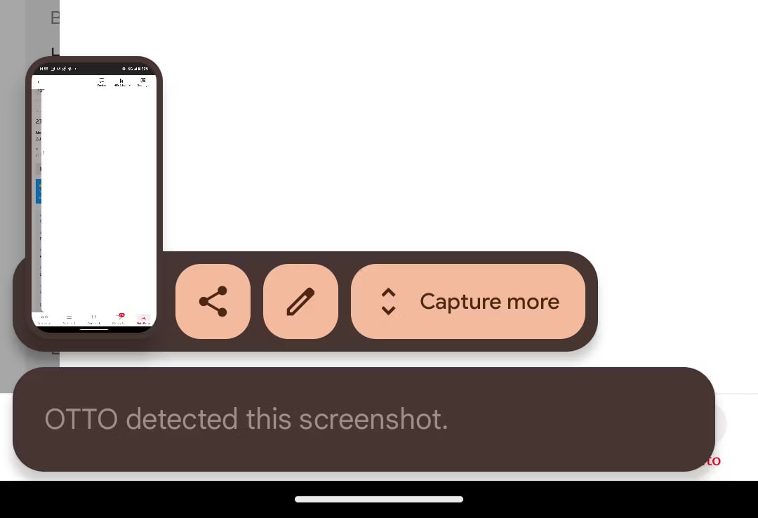 Android 14 screenshot detection